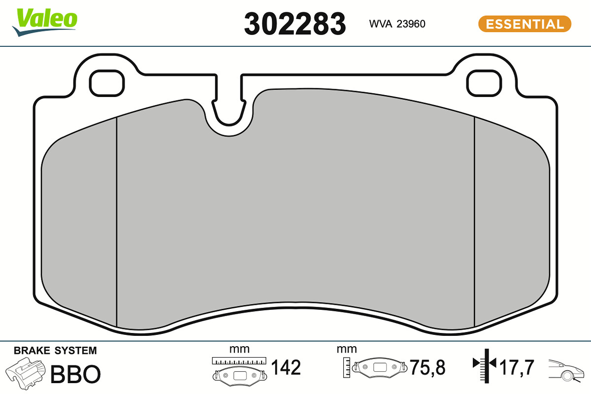 BRAKE PADS FIRST MERC CLASSE S 06.09